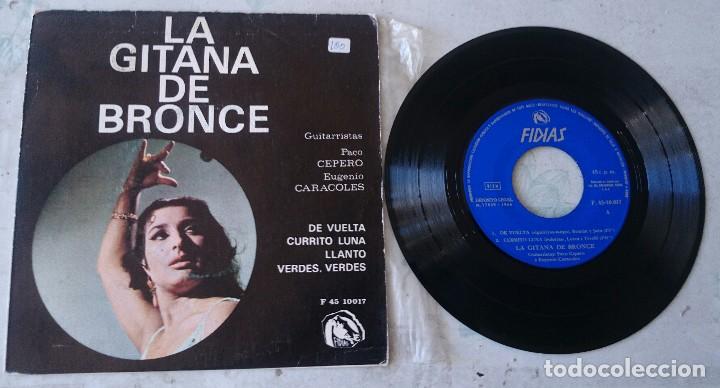 Discos de vinilo: LA GITANA DE BRONCE: De vuelta +3 (FIDIAS 1966) - Foto 1