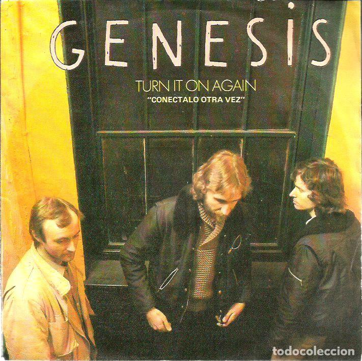 Discos de vinilo: SG GENESIS : TURN IT ON AGAIN - Foto 1