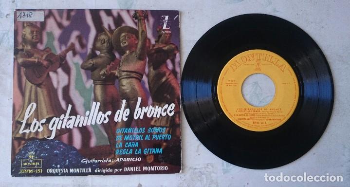 Discos de vinilo: Los gitanillos de bronce:Gitanillos somos + 3 (Montilla 1960) - Foto 1