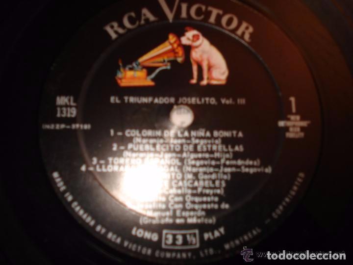 Discos de vinilo: EL TRIUNFADOR JOSELITO EDIC CHILENA - Foto 2