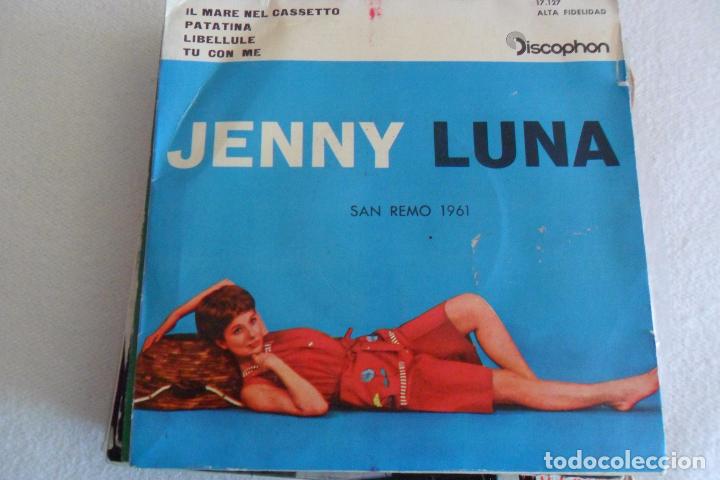 Dischi in vinile: JENNY LUNA - IL MARE NEL CASSETTO + 3 EP 1961