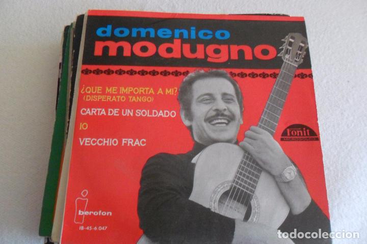 Discos de vinilo: DOMENICO MODUGNO - QUE ME IMPORTA A MI + 3 EP 1964 - Foto 1