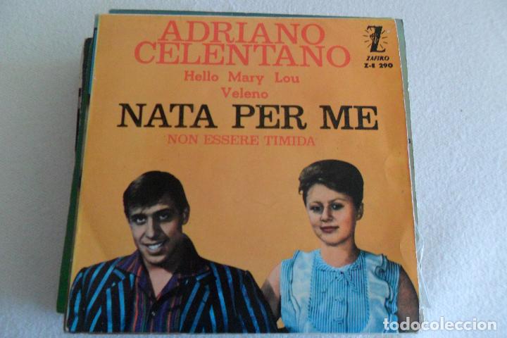 Discos de vinilo: ADRIANO CELENTANO -NATA PER ME + 3 EP 1962 - Foto 1