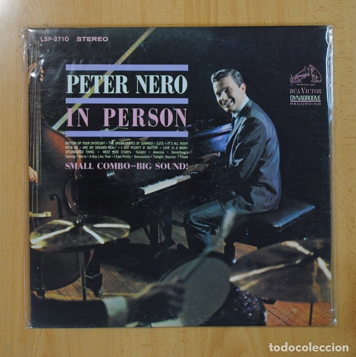 Discos de vinilo: PETER NERO - IN PERSON - LP - Foto 1