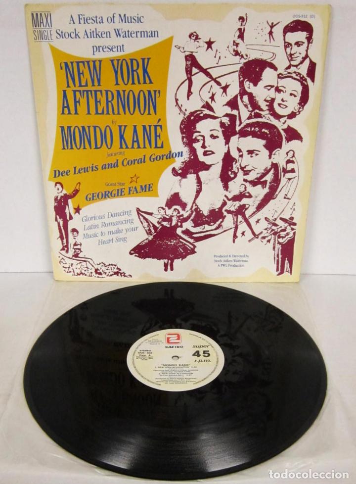 Disques de vinyle: MONDO KANE - NEW YORK AFTERNOON - MAXI 4 TEMAS - ZAFIRO 1986 SPAIN
