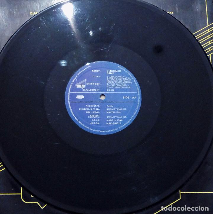 Discos de vinilo: MAXI SINGLE ULTRAMATIC DRIVE - QUALITY 1990. - Foto 4