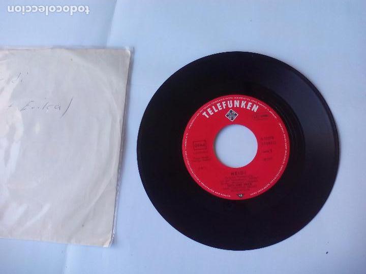 Discos de vinilo: Gitti und Erica - Heidi - sonne im herzen. Telefunken 1977. Single vinilo