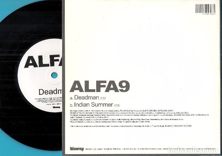 Discos de vinilo: ALFA 9: DEAD MAN / INDIAN SUMMER. EXCELENTE PSYCHO - Foto 2