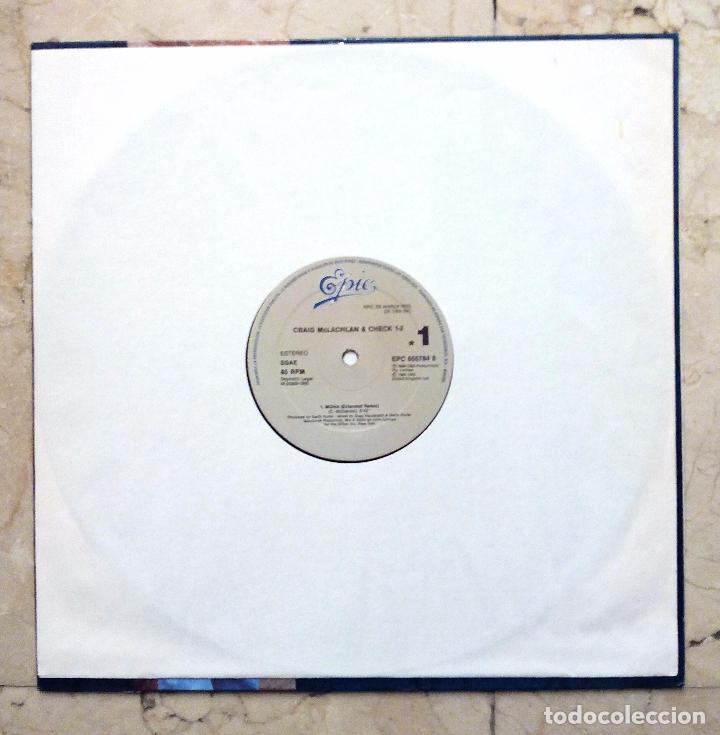 Discos de vinilo: MAXI SINGLE CRAIG McLACHLAN AND CHECK 1-2 - MONA - CBS 1990. - Foto 3