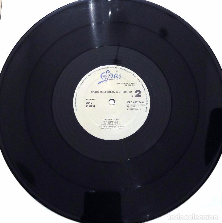 Discos de vinilo: MAXI SINGLE CRAIG McLACHLAN AND CHECK 1-2 - MONA - CBS 1990. - Foto 5