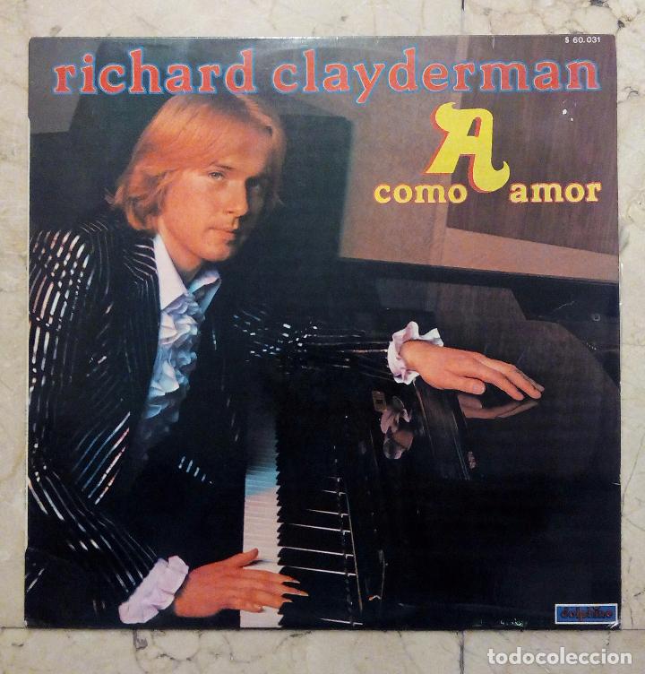 Discos de vinilo: LP RICHARD CLAYDERMAN - A COMO AMOR - HISPAVOX 1978. - Foto 1