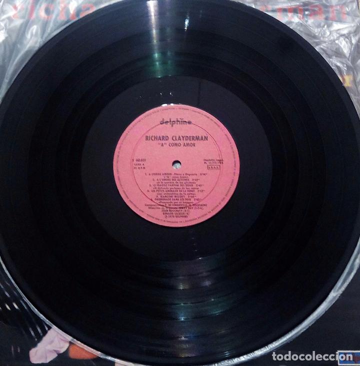 Discos de vinilo: LP RICHARD CLAYDERMAN - A COMO AMOR - HISPAVOX 1978. - Foto 4