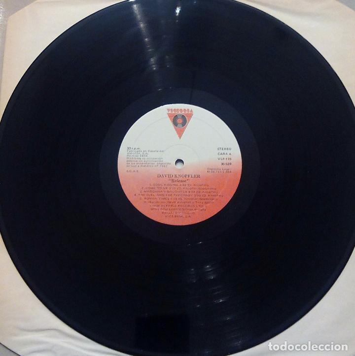 Discos de vinilo: LP DAVID KNOPFLER - RELEASE - DISCOS VICTORIA 1984. - Foto 4