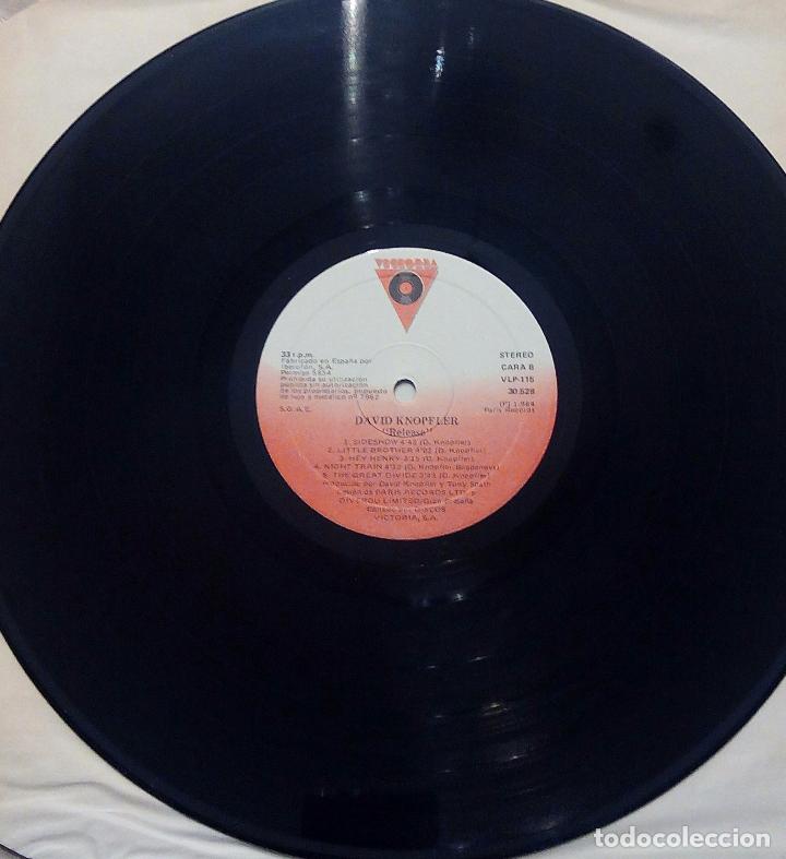 Discos de vinilo: LP DAVID KNOPFLER - RELEASE - DISCOS VICTORIA 1984. - Foto 5