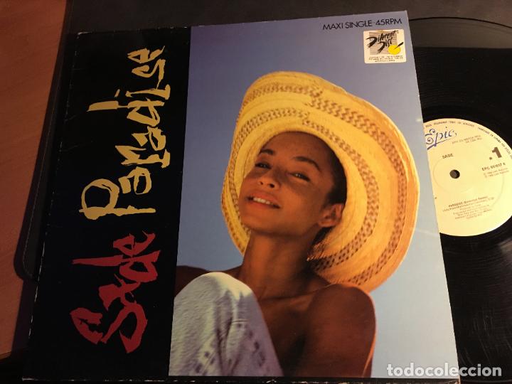 Discos de vinilo: SADE (PARADISE) MAXI SINGLE ESPA&Ntilde;A 1988 (B-20) - Foto 1
