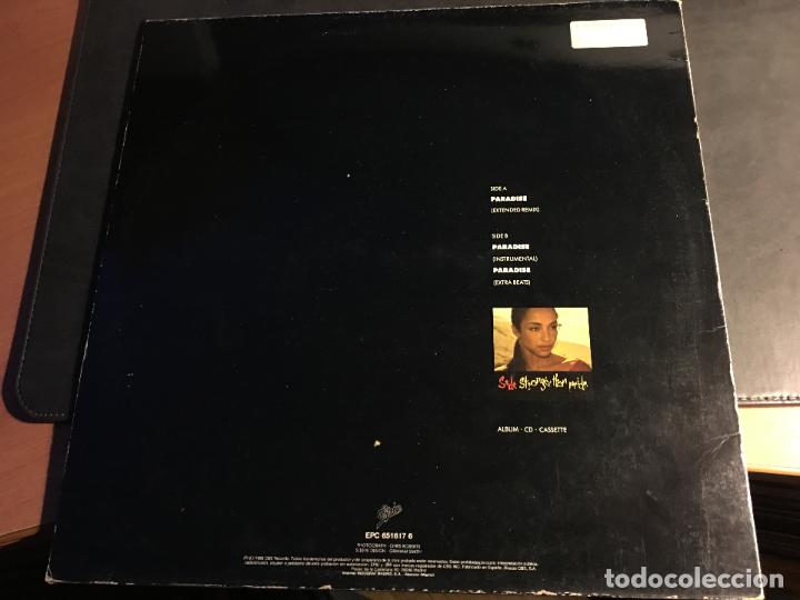 Discos de vinilo: SADE (PARADISE) MAXI SINGLE ESPA&Ntilde;A 1988 (B-20) - Foto 3