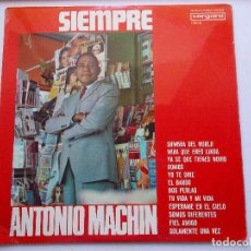 Discos de vinilo: ANTONIO MACHÍN - SIEMPRE - LP - 1968. Lote 66906390