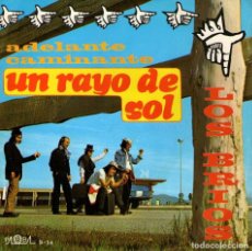 Discos de vinilo: LOS BRIOS - SINGLE VINILO 7 - EDITADO EN ESPAÑA - ADELANTE CAMINANTE + UN RAYO DE SOL - PALOBAL 1970. Lote 66917990