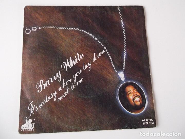 Discos de vinilo: BARRY WHITE - Its ecstasy when you lay down - Foto 1