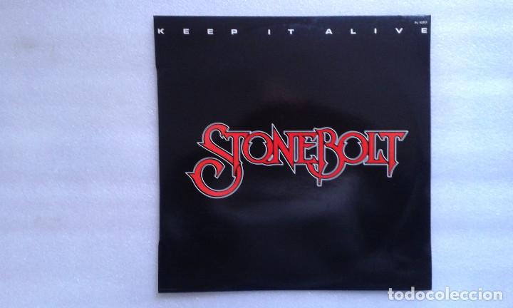 Discos de vinilo: STONEBOLT - KEEP IT ALIVE LP 1980 EDICION ESPA&Ntilde;OLA - Foto 1