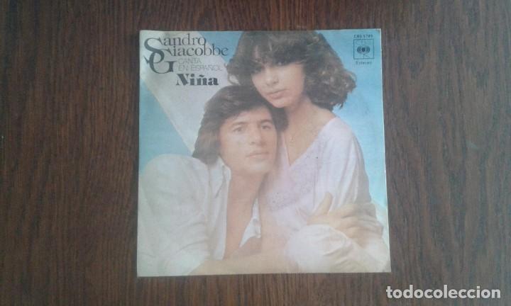 Discos de vinilo: single Sandro Giacobbe, CBS 5785 a&ntilde;o 1977 - Foto 1
