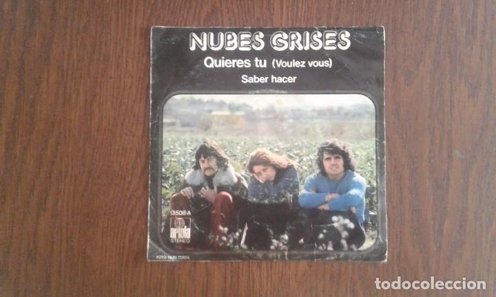 Disques de vinyle: single Nubes grises, Ariola 13508-A a&ntilde;o 1974