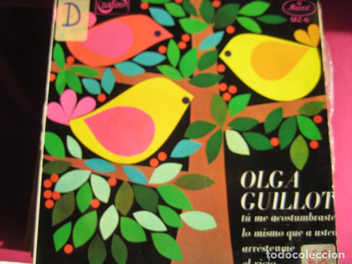 Disques de vinyle: OLGA GUILLOT EP ZAFIRO MUSART PROMOCIONAL 1967 tu me acostumbraste +3 BOLERO BOLEROS