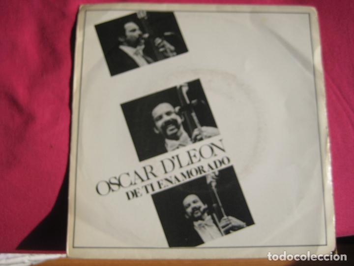 Disques de vinyle: OSCAR D'LEON Sg EMI 1980 de ti enamorado/ el cachumbambe VENEZUELA