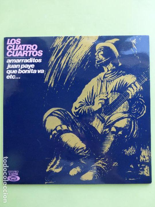 Vinyl records: LOS CUATRO CUARTOS LP 1975 Movieplay EDICION ESPA&Ntilde;OLA PORTADA ABIERTA EXCELENTE ESTADO