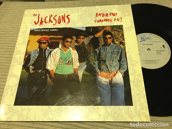 Discos de vinilo: JACKSONS - NOTHIN - MAXI EPIC 89 - Foto 1
