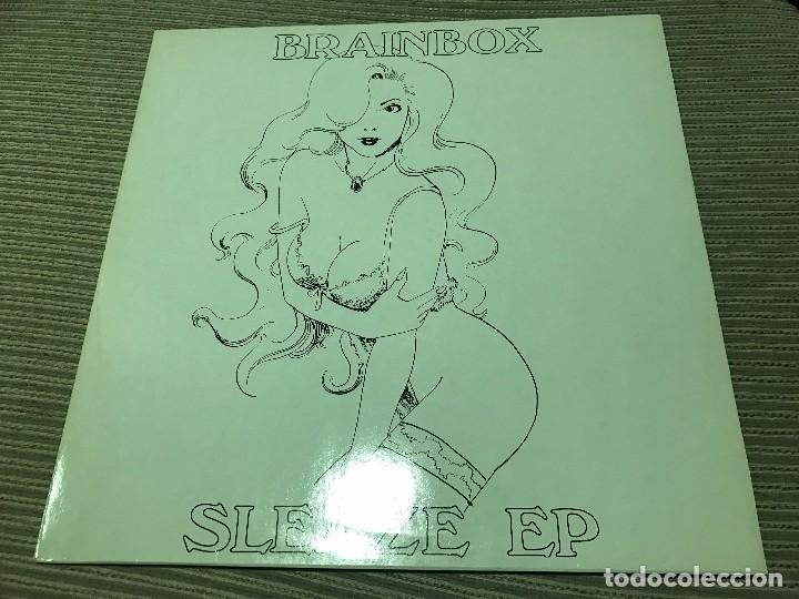 Discos de vinilo: BRAINBOX - SLEAZE EP - MAXI UK PLASTIC SURGERY - PUNK - Foto 1