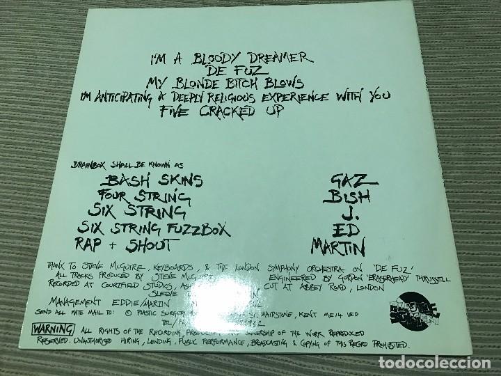 Discos de vinilo: BRAINBOX - SLEAZE EP - MAXI UK PLASTIC SURGERY - PUNK - Foto 2
