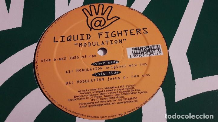 Discos de vinilo: Liquid Fighters - Modulation - 2002 - Foto 1