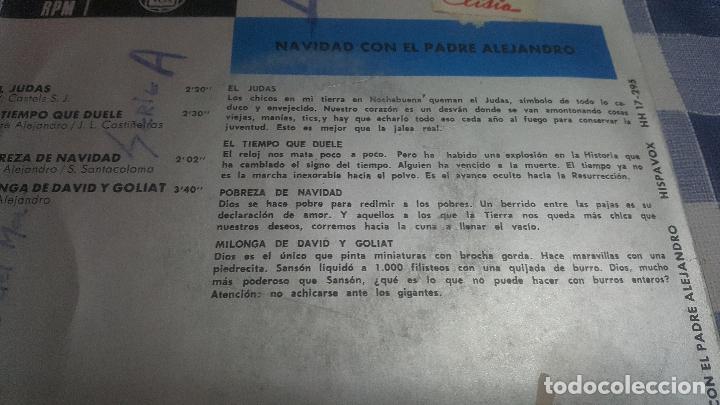 Discos de vinilo: NAVIDAD CON EL PADRE ALEJANDRO - Foto 3