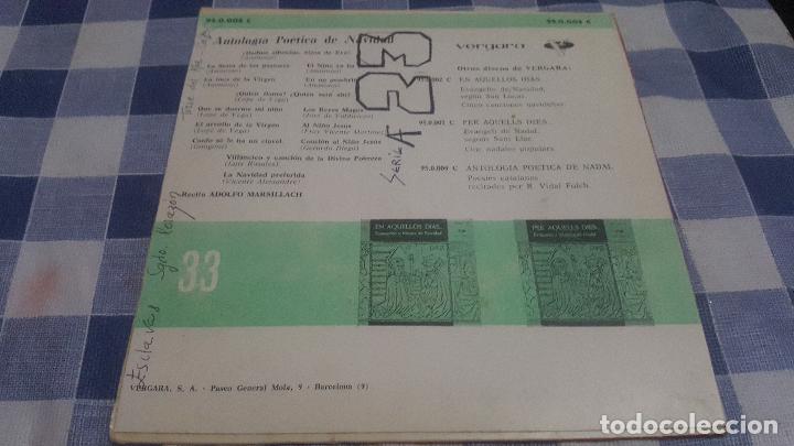 Discos de vinilo: ANTOLOGIA POETICA DE NAVIDAD - Foto 2