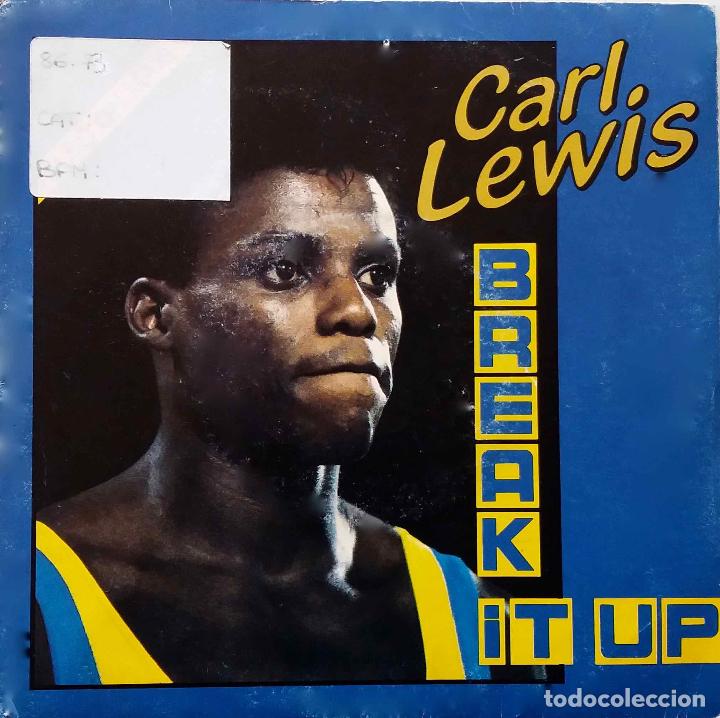 Discos de vinilo: CARL LEWIS BREAK IT UP. SINGLE ESPA&Ntilde;A - Foto 1