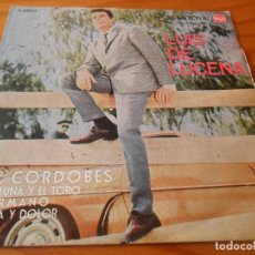 Discos de vinilo: LUIS DE LUCENA - EP 1964- EL CORDOBES/ LA LUNA Y EL TORO/ PENA Y DOLOR/ HERMANO. Lote 67118709