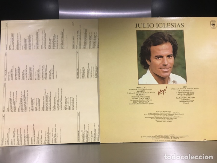 Discos de vinilo: Julio iglesias.  Hey - Foto 2