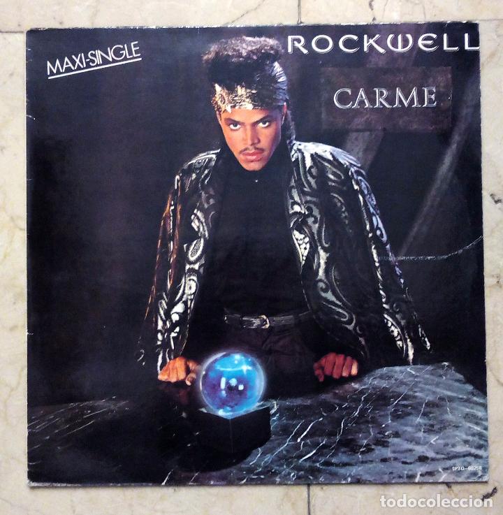 Discos de vinilo: MAXI SINGLE ROCKWELL - CARME - RCA 1986. - Foto 1