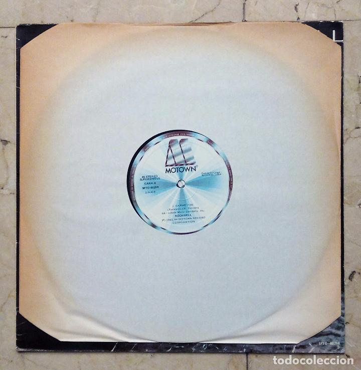 Discos de vinilo: MAXI SINGLE ROCKWELL - CARME - RCA 1986. - Foto 3