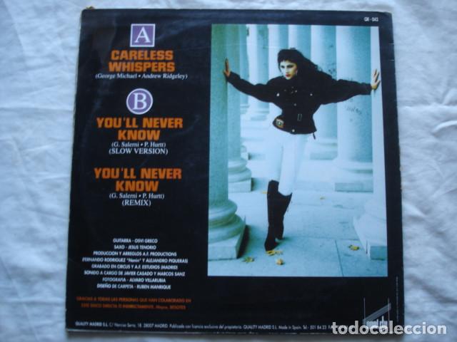Discos de vinilo: Mayce   Careless Whispers / You ll Never Know - Foto 2