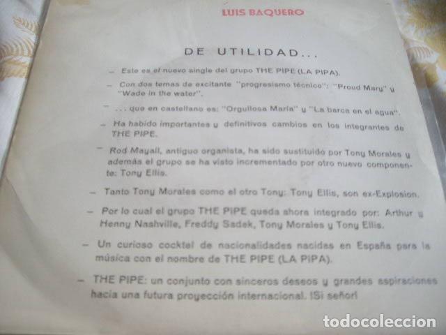 Disques de vinyle: THE PIPE-LA PIPA-SINGLE PROMOCIONAL 1970