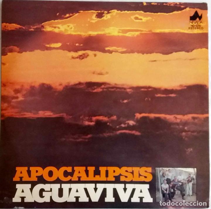 Discos de vinilo: AGUAVIVA. APOCALIPSIS. LP EN NEVADA - Foto 1