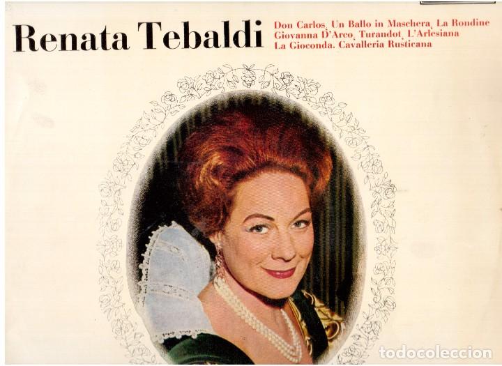 Discos de vinilo: DISCO DE VINILO L.P RENATA TEBALDI - Foto 1