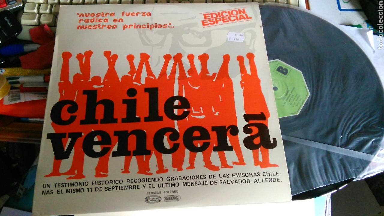 Disques de vinyle: Chile vencera lp.espa&ntilde;a 1974 /2
