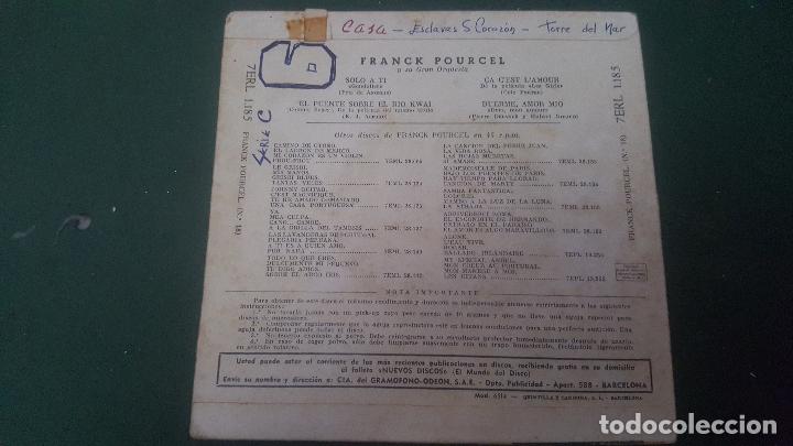 Discos de vinilo: FRANCK POURCEL. 1958 - Foto 2