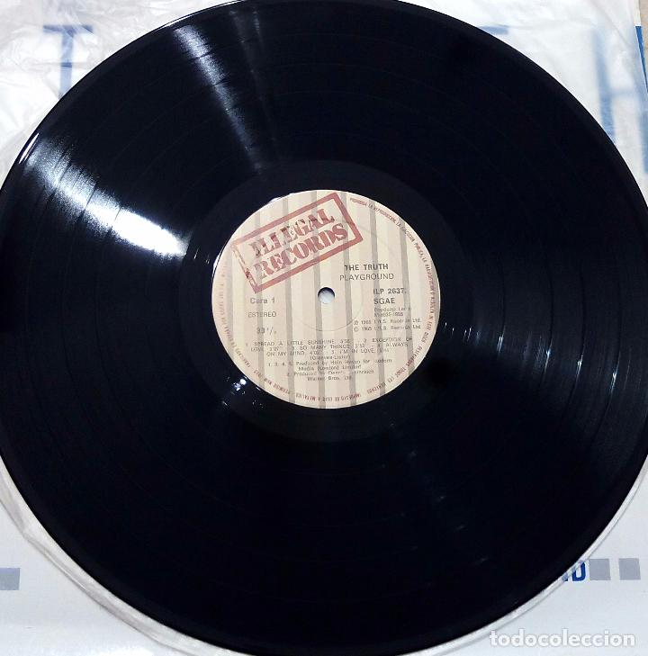 Discos de vinilo: LP THE TRUTH - PLAYGROUND - CBS 1985. - Foto 4