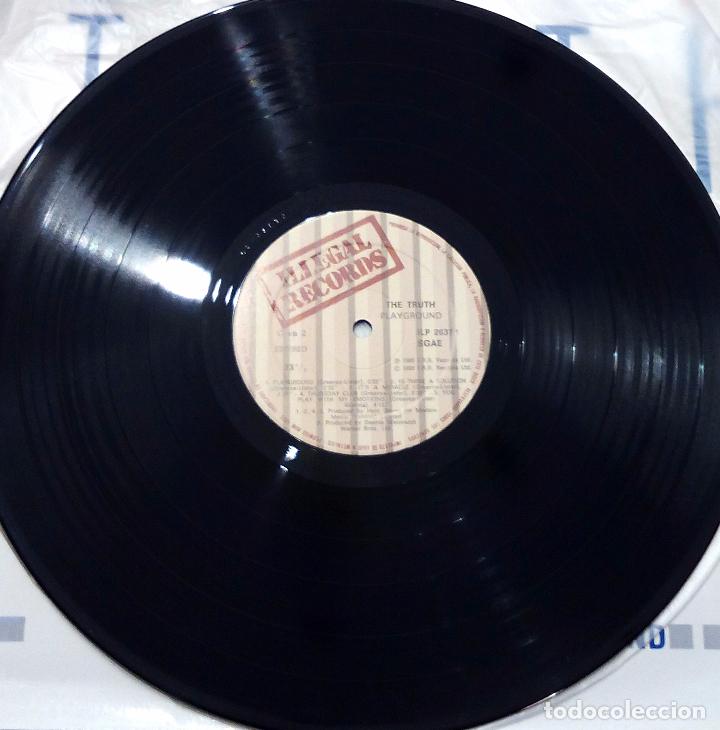 Discos de vinilo: LP THE TRUTH - PLAYGROUND - CBS 1985. - Foto 5