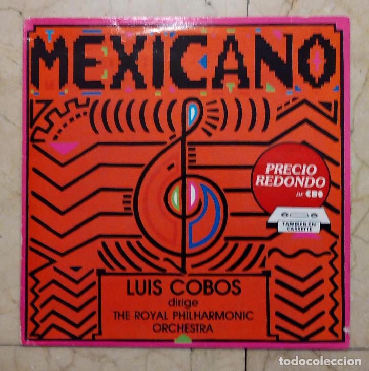 Discos de vinilo: LP LUIS COBOS - MEXICANO - CBS 1984. - Foto 1