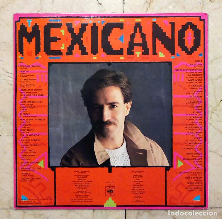 Discos de vinilo: LP LUIS COBOS - MEXICANO - CBS 1984. - Foto 2